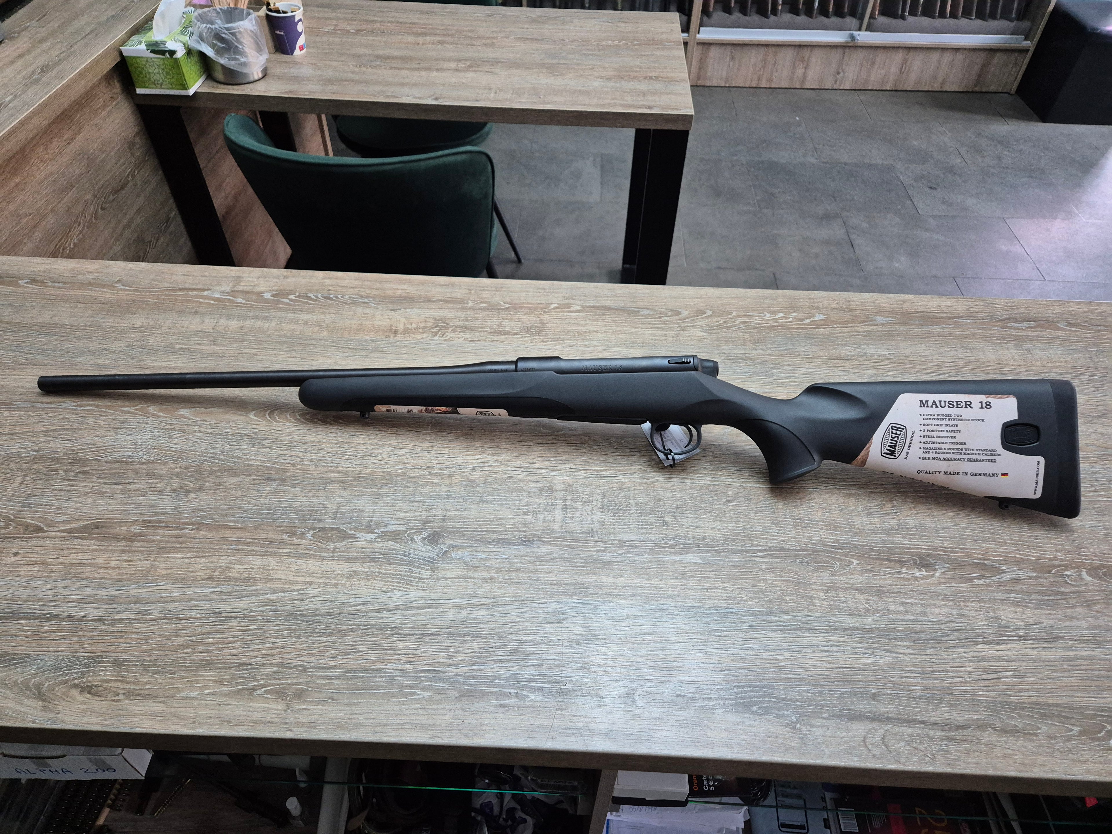 Carabina Mauser M18, cal 300 win mag, 53cm, pat sintetic