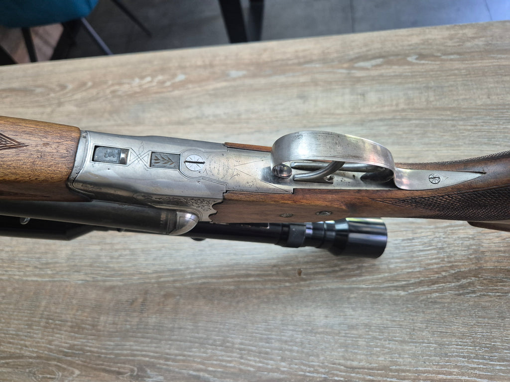 Drilling Krieghoff, cal 8x57JRS/12, tevi 55cm, luneta clasica