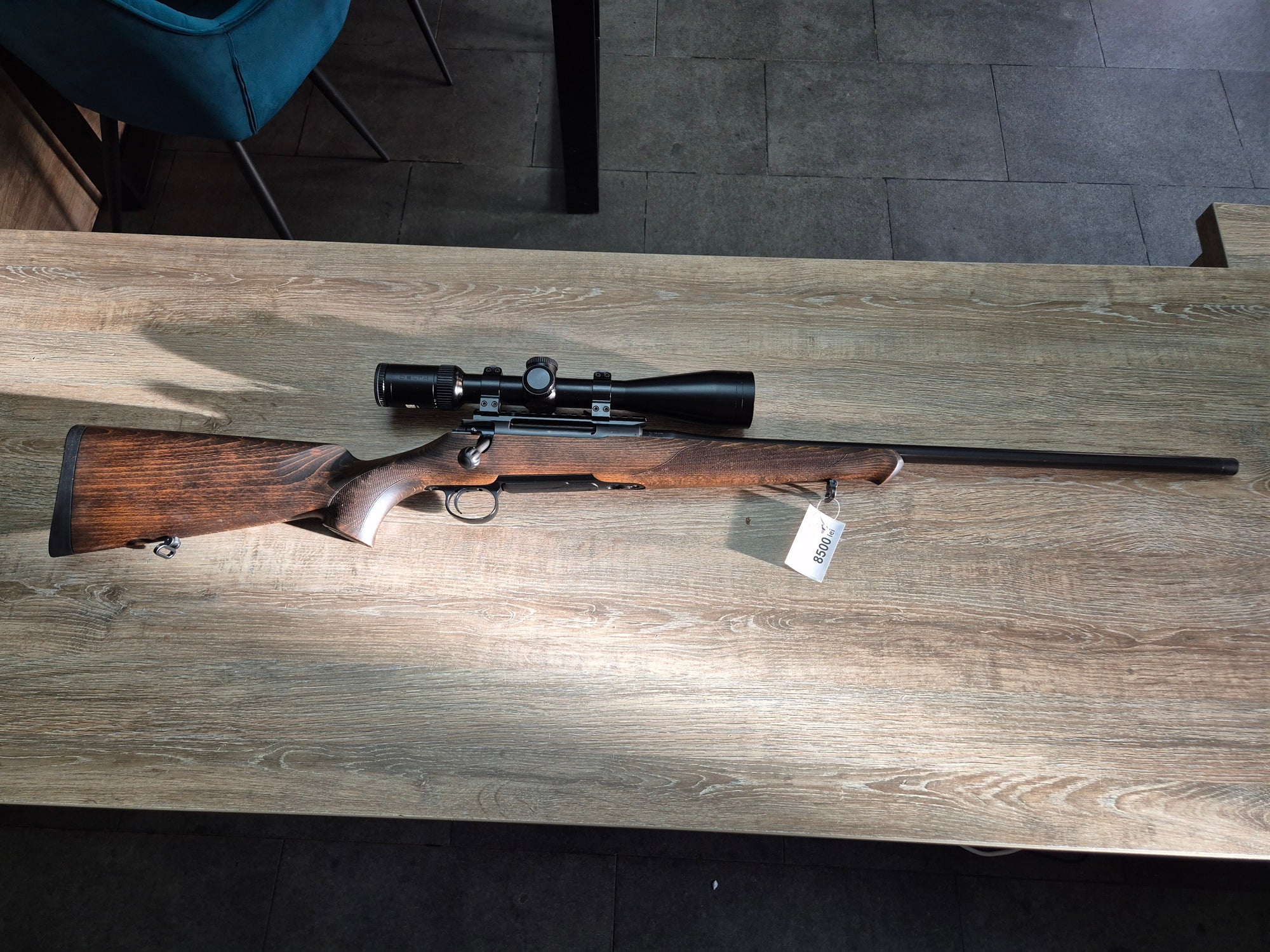 Carabina Sauer 100, cal 300 win mag, pat lemn + Luneta Delta 2.5-10x50