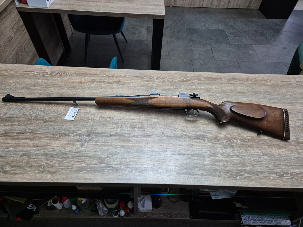 Carabina Frankonia, teava 65cm, cal 8x68S, pat lemn