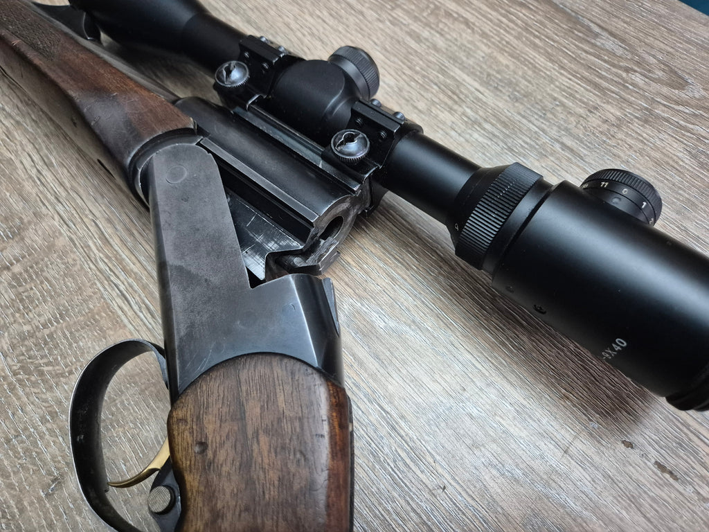 Carabina basculanta Baikal IZH18MN cal 243win, 60cm, luneta 3-9x40