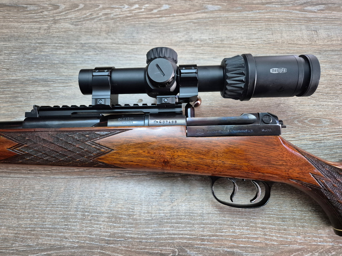 Carabina Mauser 66, cal 9,3x64, teava 65cm, luneta Meopta 1-6x24