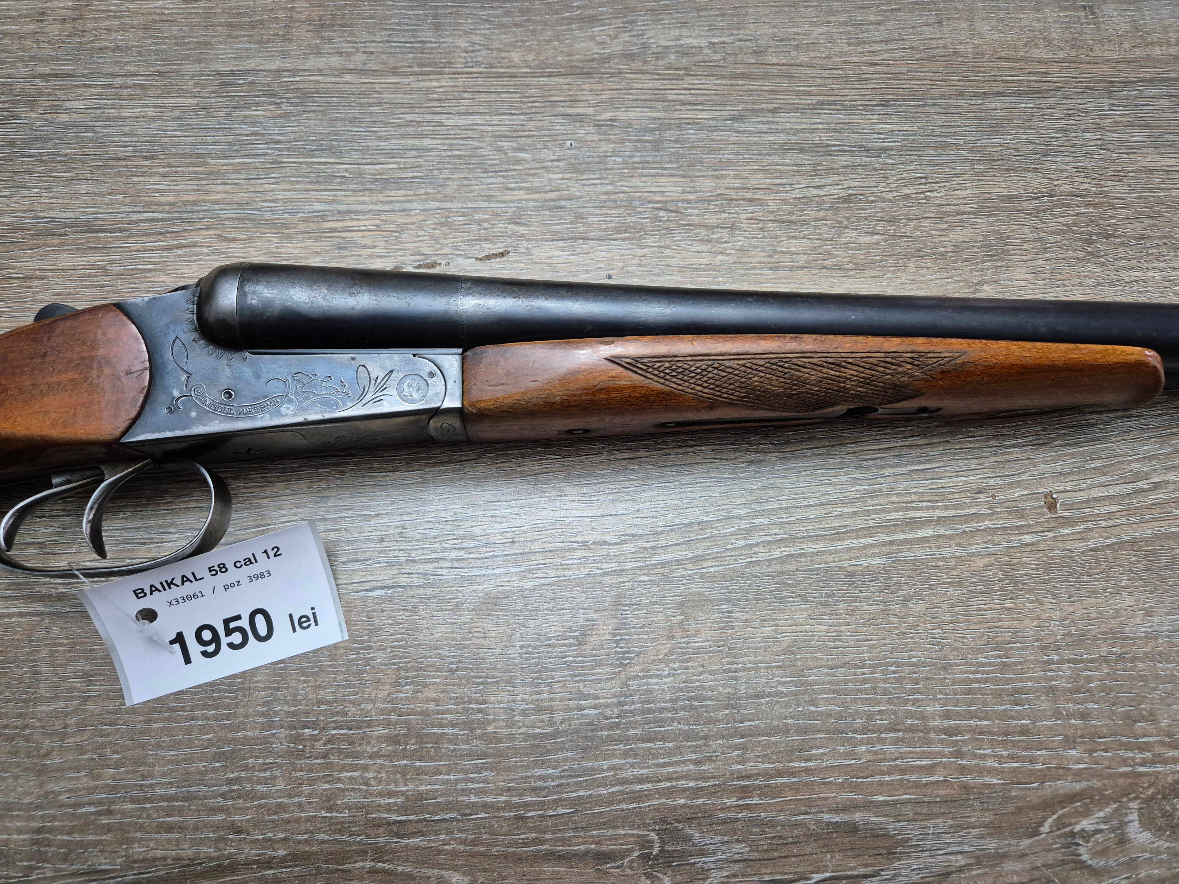 Lisa Baikal 58, cal 12/70, tevi 70cm, pat stil englezesc