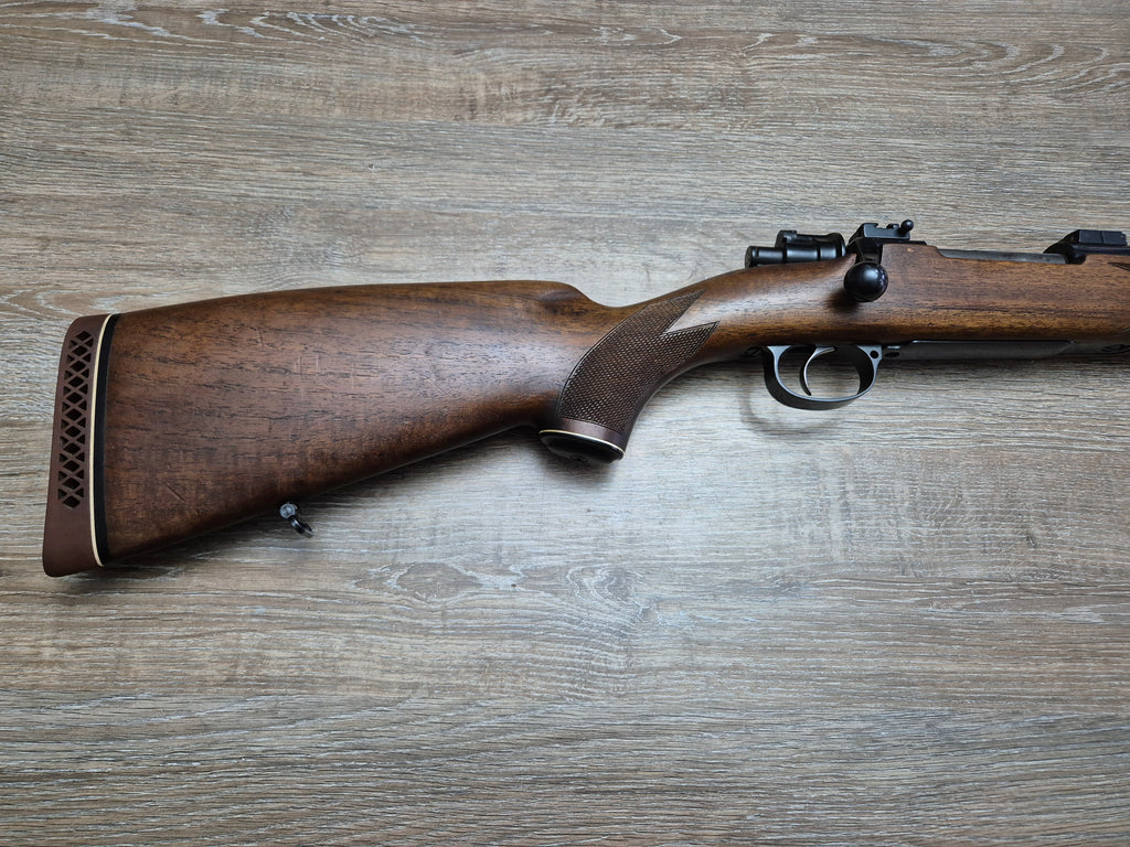 Carabina Frankonia, teava 65cm, cal 8x68S, pat lemn