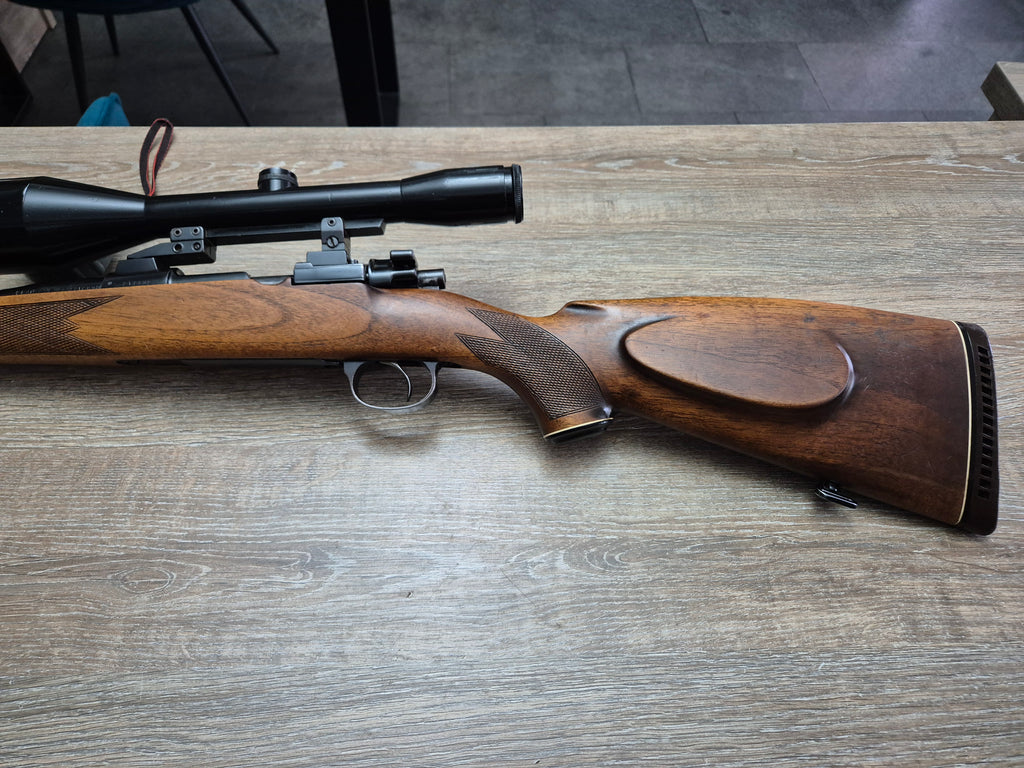 Carabina Frankonia, cal 7x57, 53cm, pat lemn Stutzen