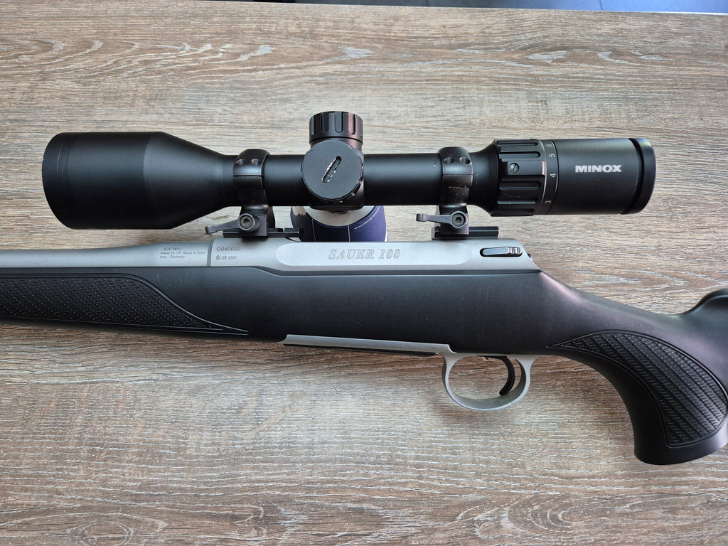 Carabina Sauer S100 Stainless, cal 308 win, 56cm, luneta Minox 2-10x50