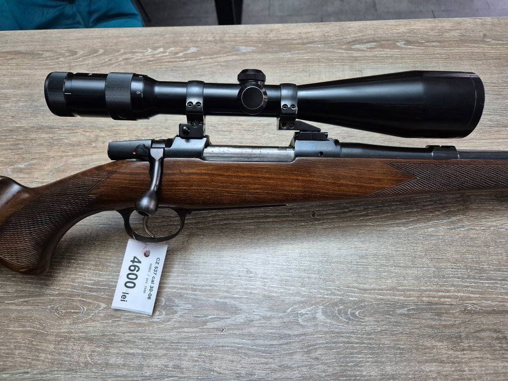 Carabina CZ 537, cal 30-06, teava 48cm, luneta 3-12x56