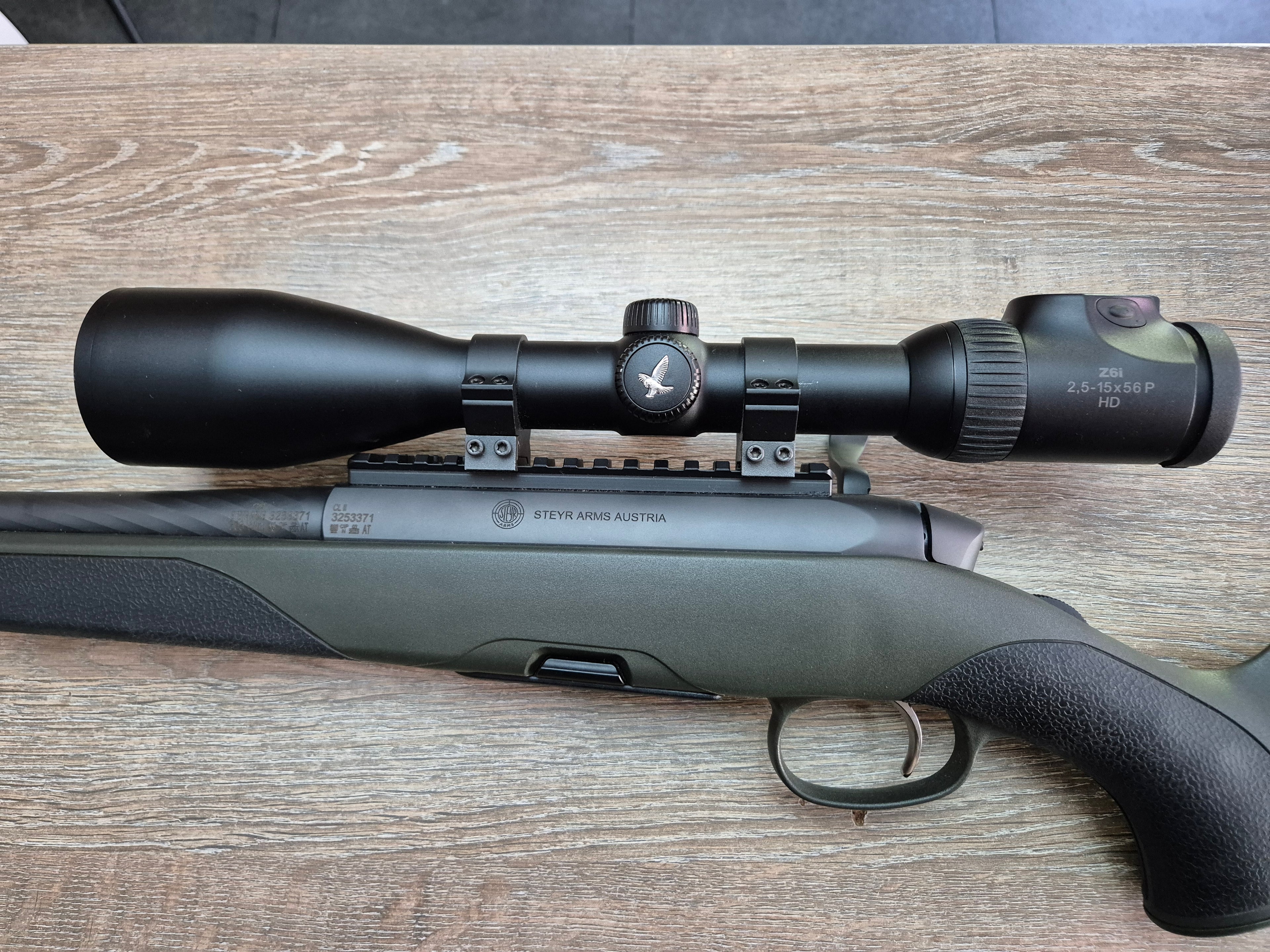Carabina Steyr Mannlicher CL II SX, cal 308win, 56cm, luneta Swarovski Z6i 2,5-15x56