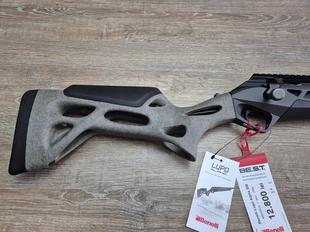 Carabina Benelli Lupo Alpha cal 308 win, 51cm, 2.6kg, muzzle brake