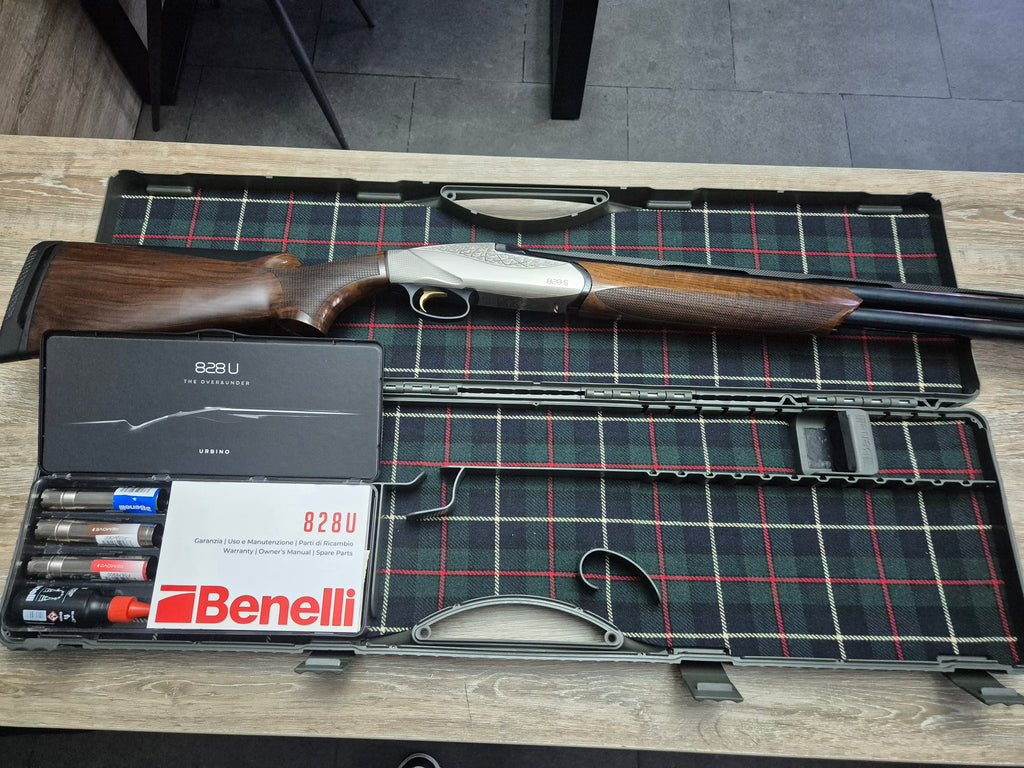 Bock Benelli 828S Silver, cal 12/76, 71cm