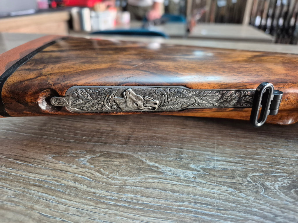 Carabina manufact. Krico, cal 6.5x68, teava 65cm, gravuri