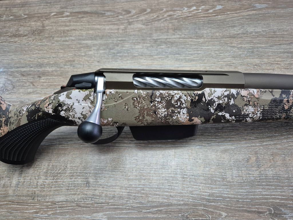 Carabina Tikka T3x Lite Veil, cal 6.5 PRC, teava fluted cerakote 62cm