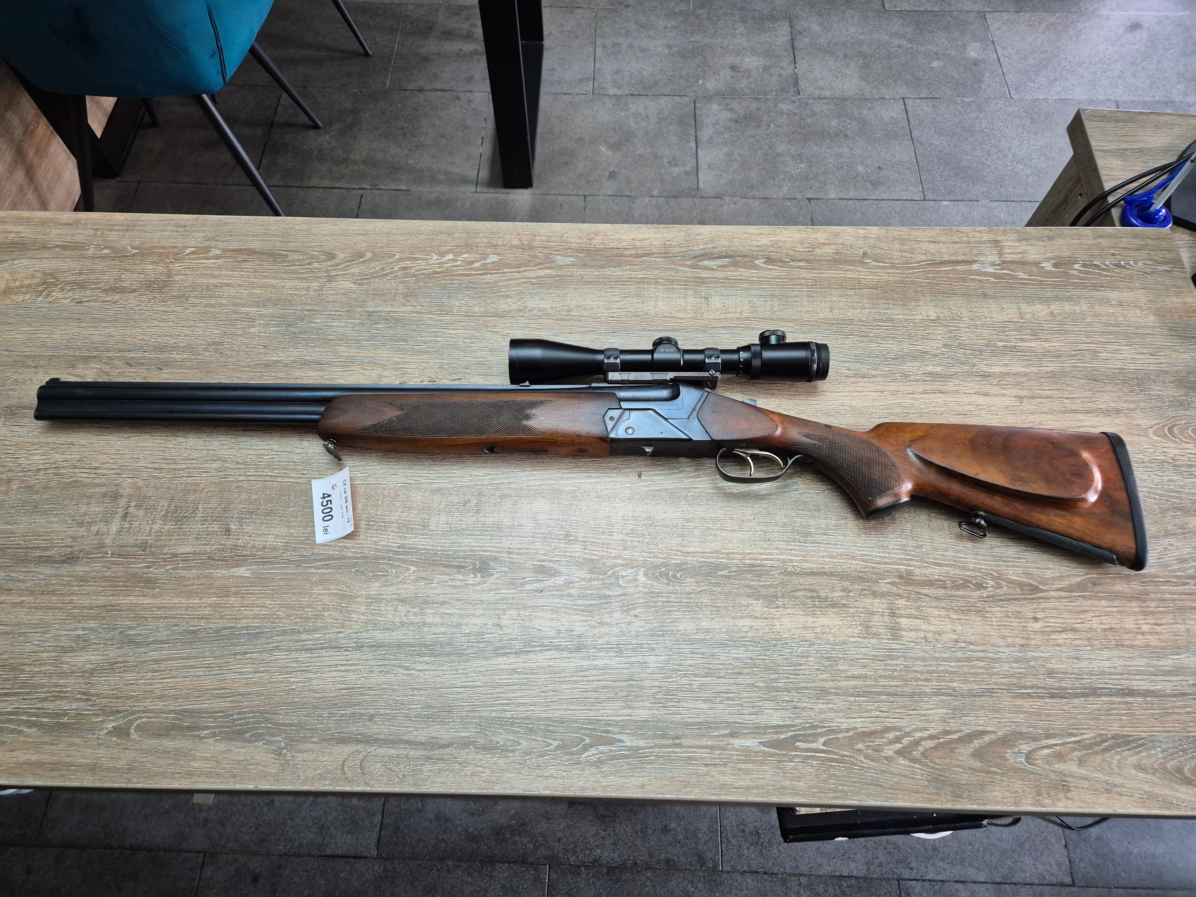 Mixta CZ cal 308win/12, tevi 62cm, luneta 3-9x40