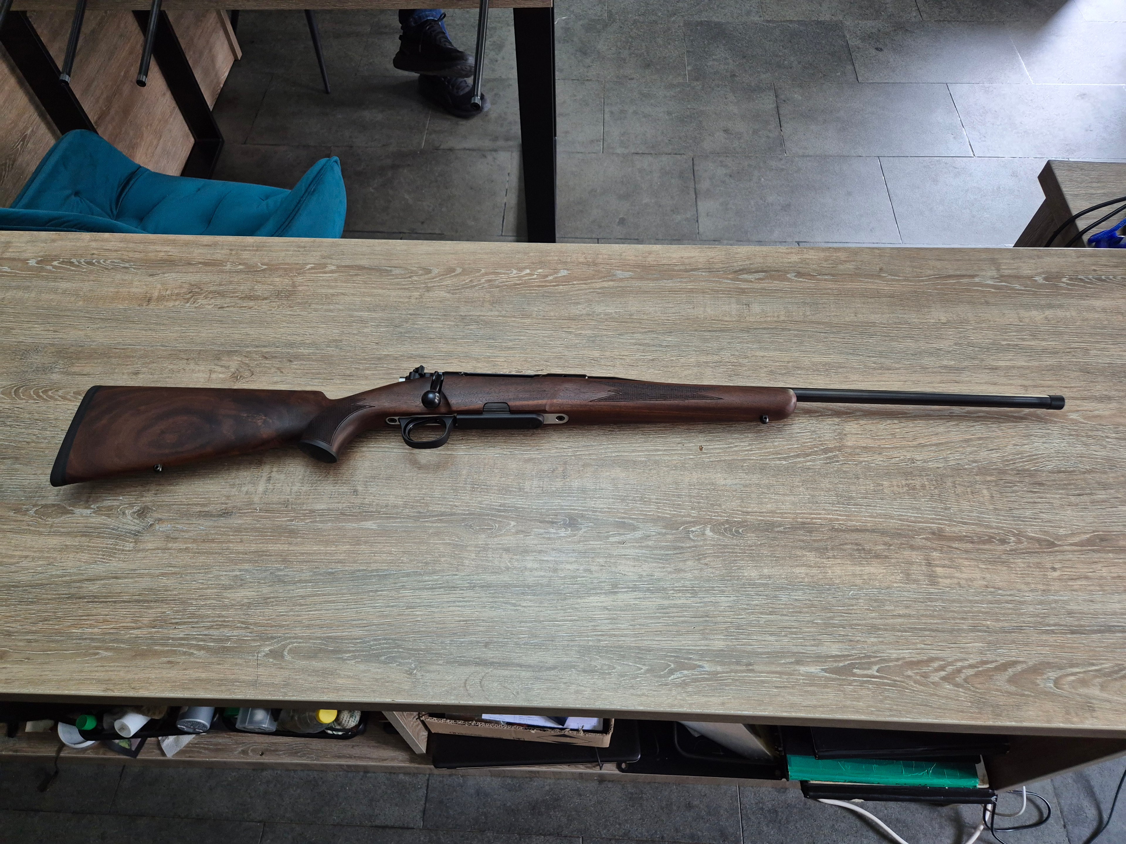 Carabina Heym SR21, cal 30-06, 55cm, pat lemn clasic