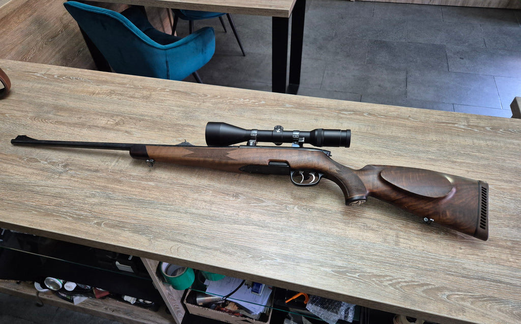 Carabina Steyr Mannlicher S, cal 8x68S, 63.5cm, Swarovski 2.5-10x56