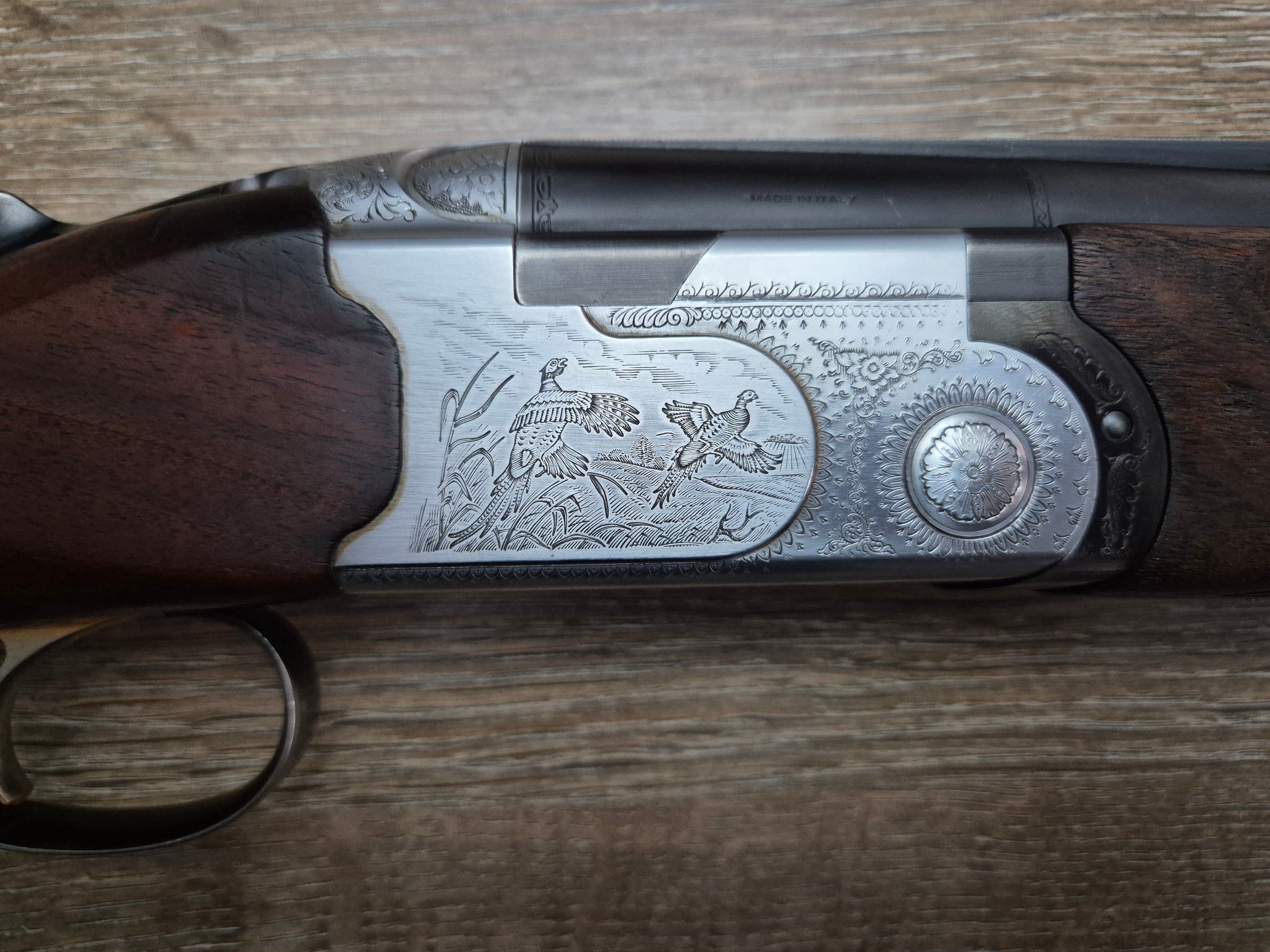 Bock Beretta 687, cal 12, tevi 71cm, socuri