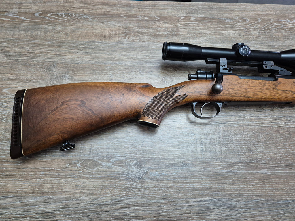 Carabina Frankonia, cal 7x57, 53cm, pat lemn Stutzen
