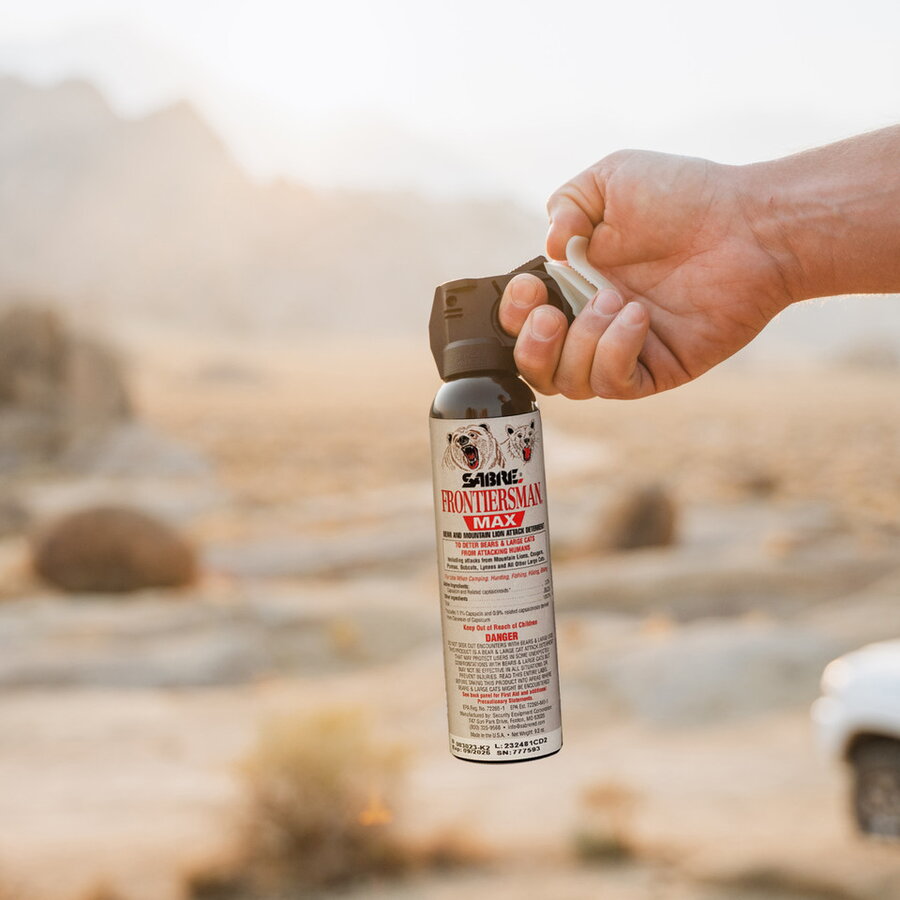 Spray Autoaparare Impotriva Ursilor Sabre Frontiersman Max 275ml+Husa