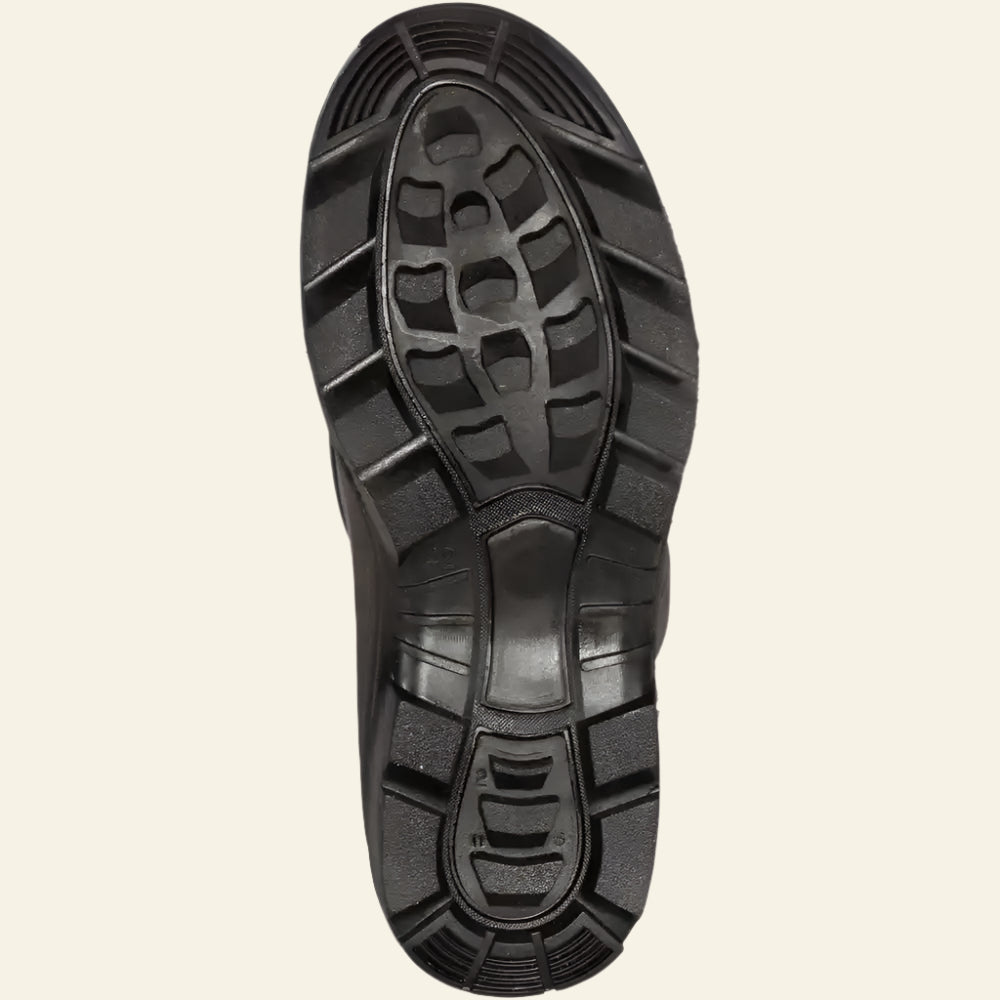 Cizme de cauciuc Parforce, cu fermoar si captuseala din neopren (maro)