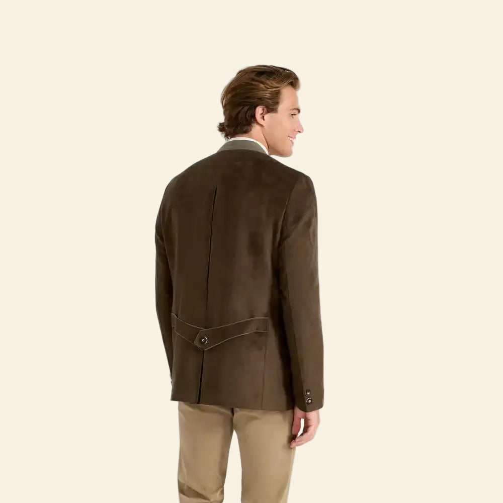 Sacou Luis Steindl Din Piele Maro