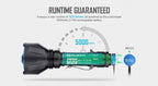 Set complet Lanterna Olight Warrior X TURBO, 1100 lumeni / 1000m distanta, incarcator magnetic