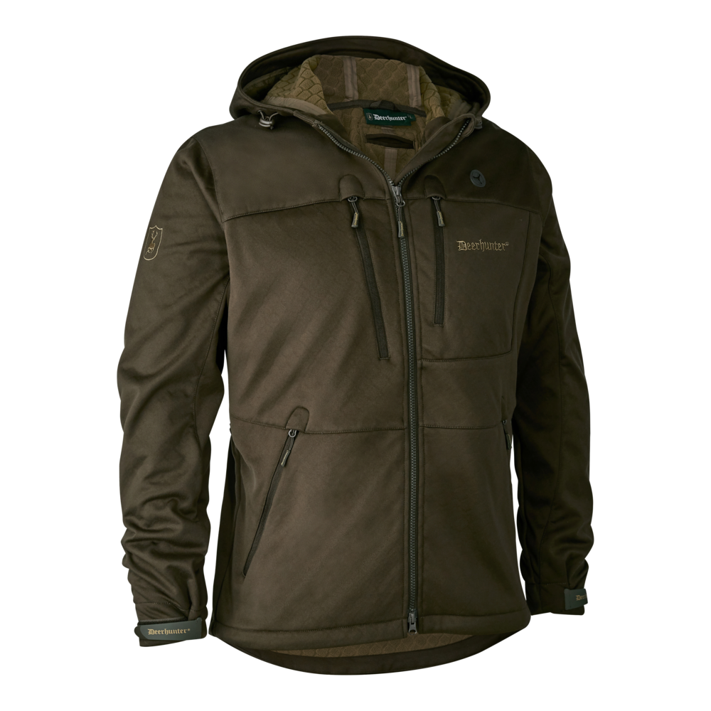 Geaca Deerhunter Excape softshell, verde, rezistenta la apa