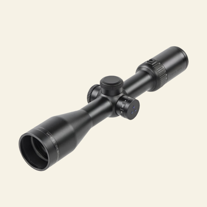 Delta Titanium 1,5-9x45 IR HD, cu reticul 4A-S si punct luminos