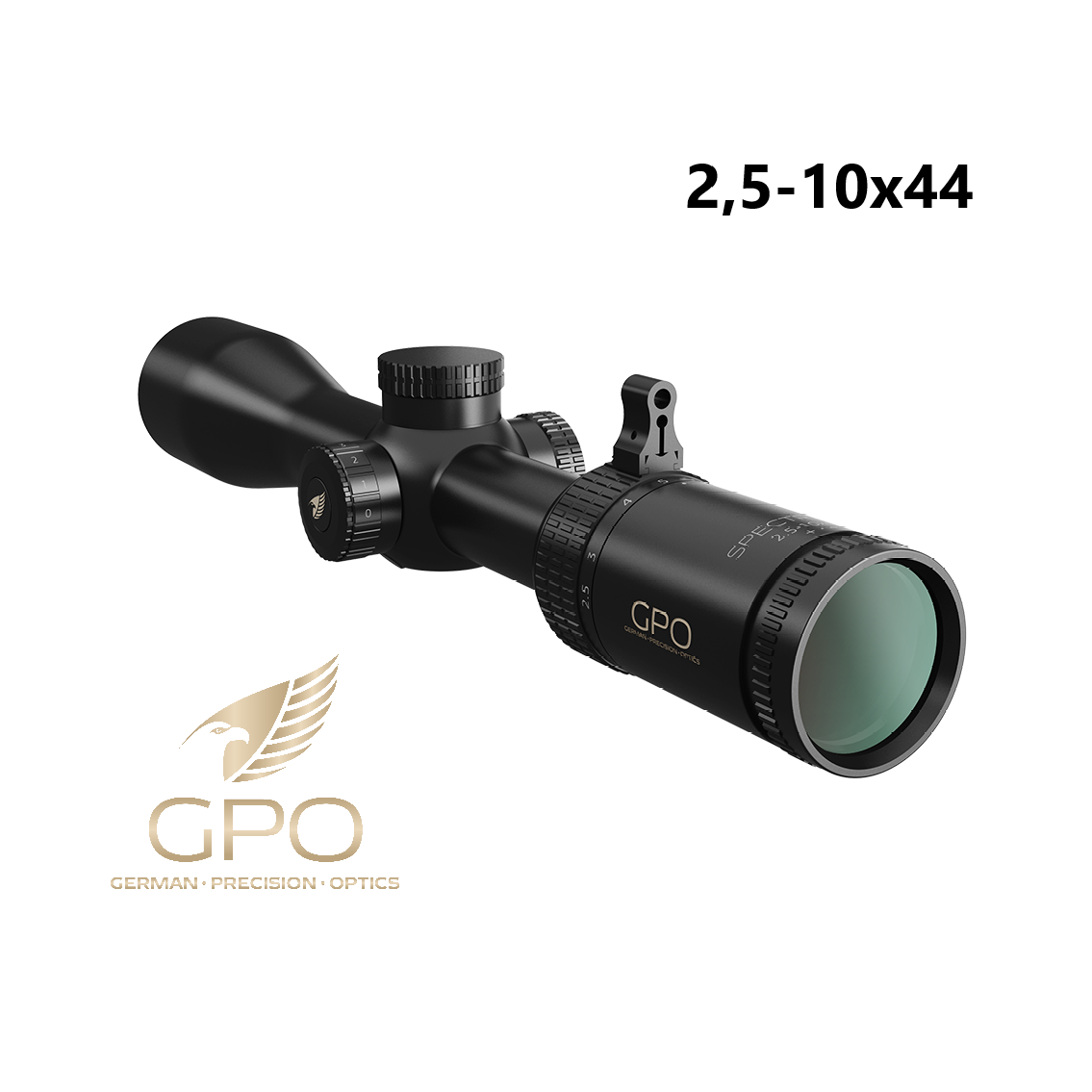 Luneta GPO SPECTRA 4x, 2,5-10x44i, G4i Drop