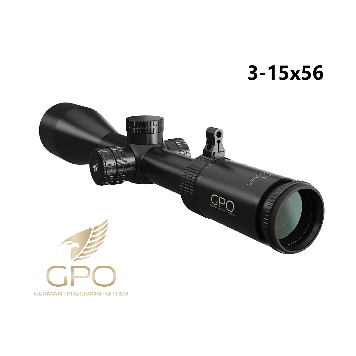 Luneta GPO SPECTRA 5x, 3-15x56i, G4i Fiber