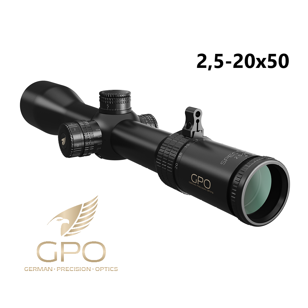 Luneta GPO SPECTRA 8x, 2,5-20x50i, G4i Fiber