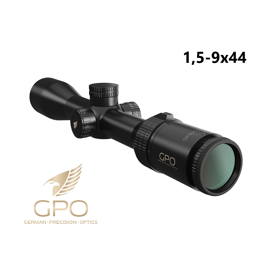 Luneta GPO SPECTRA 6x, 1,5-9x44i, G4i Fiber