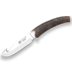 Cutit JOKER Huron lama 11cm, maner corn de cerb, toc din piele