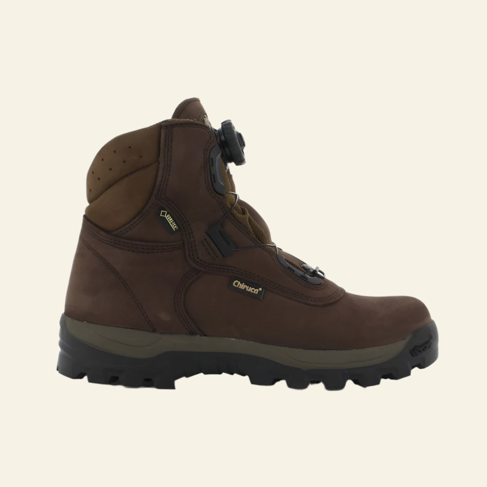 Bocanci CHIRUCA Boxer, Gore-Tex, sireturi rapide BOA, piele maro, impermeabili