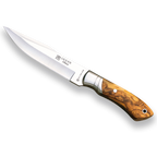 Cutit JOKER Ibice lama 15cm, lemn de măslin, toc din piele, CO03