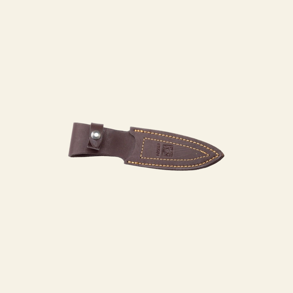 Cutit JOKER Pantera lama 9,5cm, lemn de măslin, toc din piele, CO17