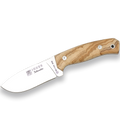 Cutit JOKER Montes lama 10,5cm, lemn de măslin, toc din piele