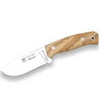 Cutit JOKER Montes lama 10,5cm, lemn de măslin, toc din piele