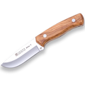 Cutit JOKER Arrui lama 9cm, lemn de măslin, toc piele, CO64