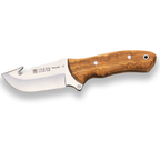 Cutit JOKER Venado-D lama 10cm, lemn de măslin, toc din piele