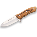 Cutit JOKER Venado lama 11cm, lemn de măslin, toc din piele