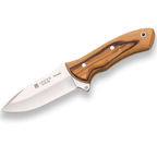Cutit JOKER Venado lama 11cm, lemn de măslin, toc din piele