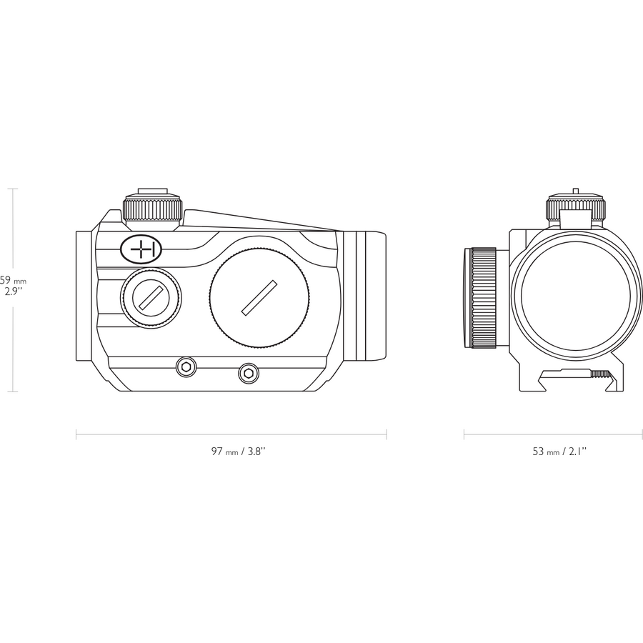 Hawke Red Dot Sight Vantage RD 1x30