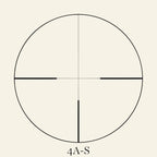 Delta Titanium 1,5-9x45 IR HD, cu reticul 4A-S si punct luminos